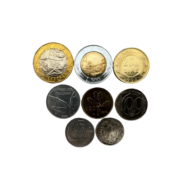 Italia Set de 8 monedas